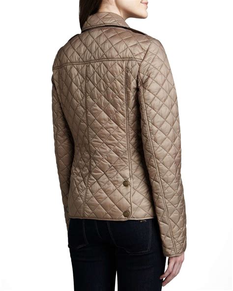 burberry brit kencott quilted snap-front cropped jacket|Designer Quilted Jackets for Women .